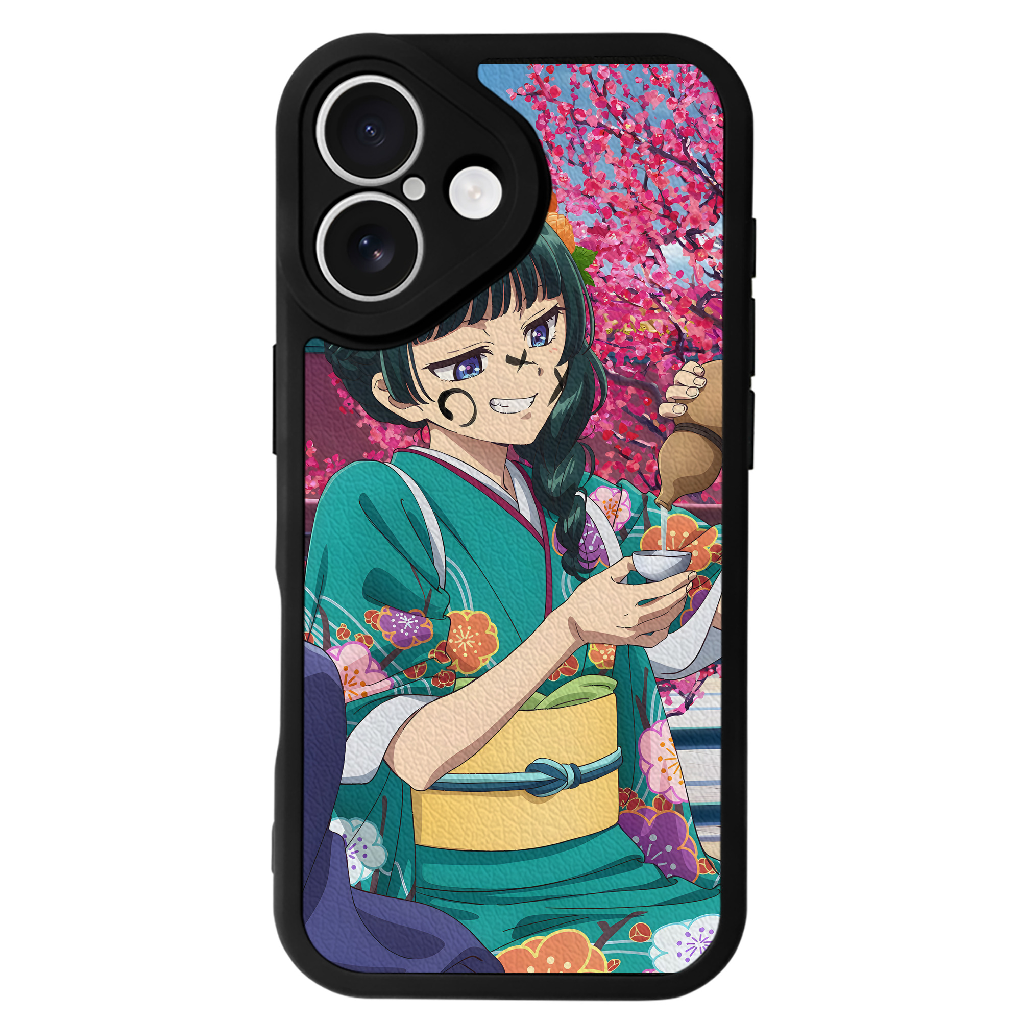 （画像用） 薬屋のひとりごと The Apothecary Diaries 【iPhone 16シリーズ対応】シリコンスマホケース（レザー調） 材質：シリコン
